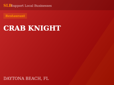 CRAB KNIGHT — Restaurant in DAYTONA BEACH, FL