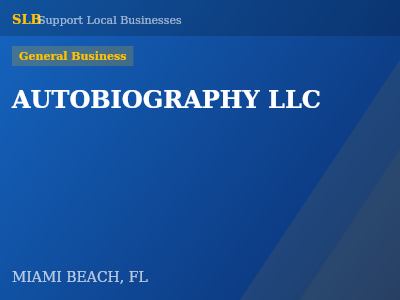 AUTOBIOGRAPHY LLC — General Business in MIAMI BEACH, FL
