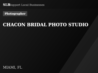 CHACON BRIDAL PHOTO STUDIO — Photographer in MIAMI, FL