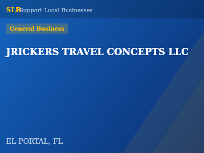 JRICKERS TRAVEL CONCEPTS LLC — General Business in EL PORTAL, FL