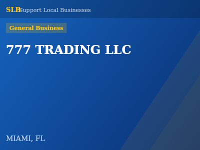777 TRADING LLC — General Business in MIAMI, FL