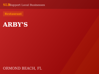 ARBY'S — Restaurant in ORMOND BEACH, FL