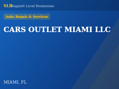 CARS OUTLET MIAMI LLC — Auto Repair & Services in MIAMI, FL