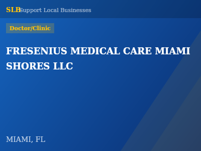 FRESENIUS MEDICAL CARE MIAMI SHORES LLC — Doctor/Clinic in MIAMI, FL