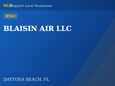 BLAISIN AIR LLC — HVAC in DAYTONA BEACH, FL
