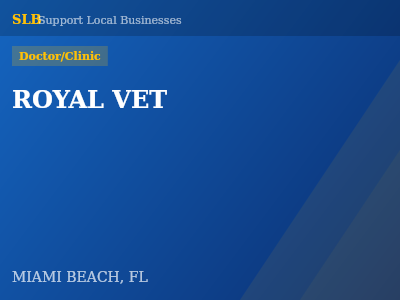 ROYAL VET — Doctor/Clinic in MIAMI BEACH, FL