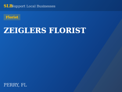 ZEIGLERS FLORIST — Florist in PERRY, FL