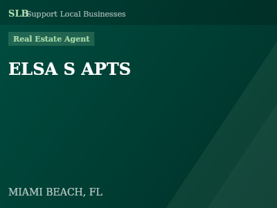 ELSA S APTS — Real Estate Agent in MIAMI BEACH, FL