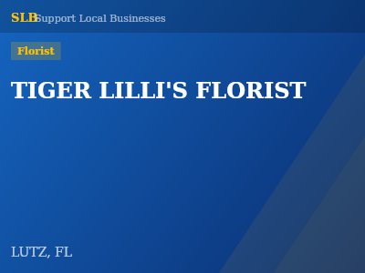 TIGER LILLI'S FLORIST — Florist in LUTZ, FL