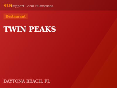 TWIN PEAKS — Restaurant in DAYTONA BEACH, FL