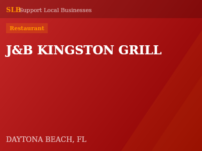 J&B KINGSTON GRILL — Restaurant in DAYTONA BEACH, FL