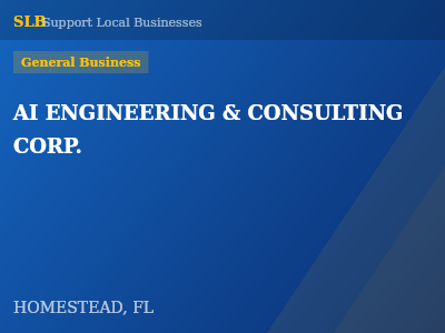 AI ENGINEERING & CONSULTING CORP. — General Business in HOMESTEAD, FL
