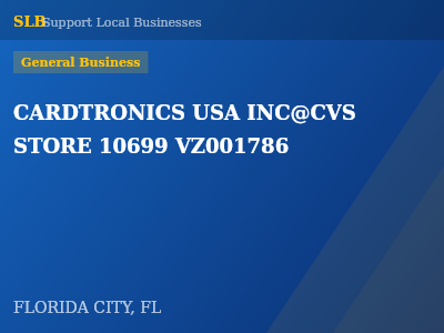 CARDTRONICS USA INC@CVS STORE 10699 VZ001786 — General Business in FLORIDA CITY, FL