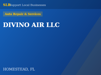 DIVINO AIR LLC — Auto Repair & Services in HOMESTEAD, FL