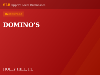 DOMINO'S — Restaurant in HOLLY HILL, FL