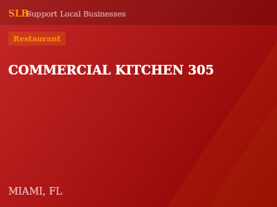 COMMERCIAL KITCHEN 305 — Restaurant in MIAMI, FL