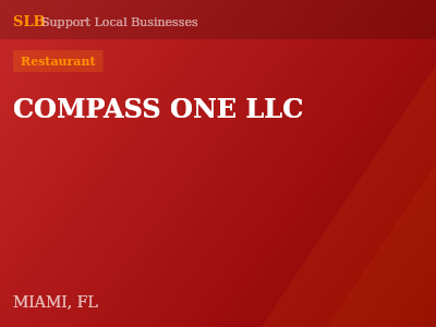 COMPASS ONE LLC — Restaurant in MIAMI, FL
