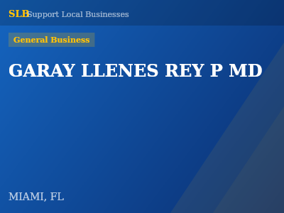 GARAY LLENES REY P MD — General Business in MIAMI, FL