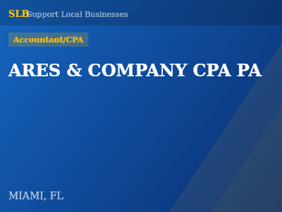 ARES & COMPANY CPA PA — Accountant/CPA in MIAMI, FL