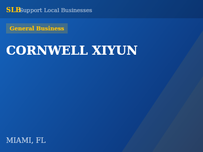 CORNWELL XIYUN — General Business in MIAMI, FL