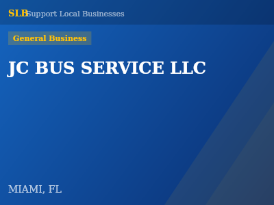 JC BUS SERVICE LLC — General Business in MIAMI, FL