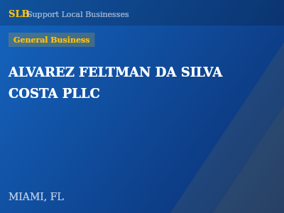ALVAREZ FELTMAN DA SILVA COSTA PLLC — General Business in MIAMI, FL