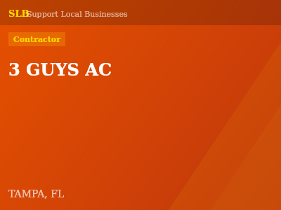 3 GUYS AC — Contractor in TAMPA, FL