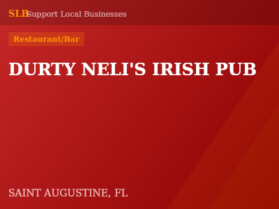 DURTY NELI'S IRISH PUB — Restaurant/Bar in SAINT AUGUSTINE, FL
