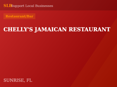CHELLY'S JAMAICAN RESTAURANT — Restaurant/Bar in SUNRISE, FL