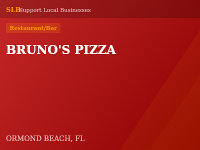 BRUNO'S PIZZA — Restaurant/Bar in ORMOND BEACH, FL