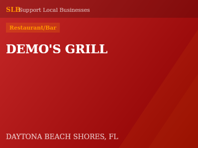 DEMO'S GRILL — Restaurant/Bar in DAYTONA BEACH SHORES, FL
