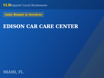 EDISON CAR CARE CENTER — Auto Repair & Services in MIAMI, FL