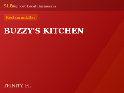 BUZZY'S KITCHEN — Restaurant/Bar in TRINITY, FL