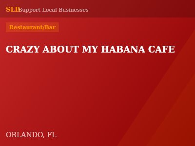 CRAZY ABOUT MY HABANA CAFE — Restaurant/Bar in ORLANDO, FL