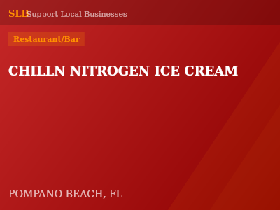 CHILLN NITROGEN ICE CREAM — Restaurant/Bar in POMPANO BEACH, FL