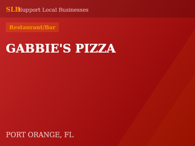 GABBIE'S PIZZA — Restaurant/Bar in PORT ORANGE, FL