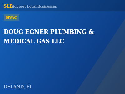 DOUG EGNER PLUMBING & MEDICAL GAS LLC — HVAC in DELAND, FL