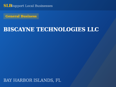 BISCAYNE TECHNOLOGIES LLC — General Business in BAY HARBOR ISLANDS, FL