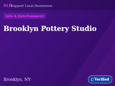 Brooklyn Pottery Studio — Arts & Entertainment in Brooklyn, NY
