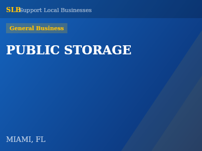 PUBLIC STORAGE — General Business in MIAMI, FL