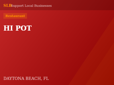 HI POT — Restaurant in DAYTONA BEACH, FL