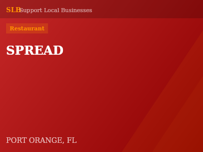 SPREAD — Restaurant in PORT ORANGE, FL