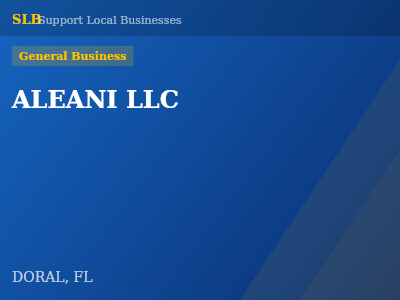 ALEANI LLC — General Business in DORAL, FL