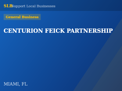 CENTURION FEICK PARTNERSHIP — General Business in MIAMI, FL