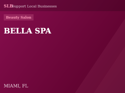 BELLA SPA — Beauty Salon in MIAMI, FL