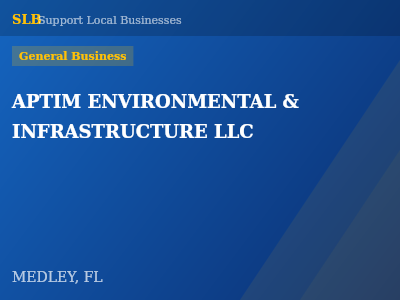 APTIM ENVIRONMENTAL & INFRASTRUCTURE LLC — General Business in MEDLEY, FL