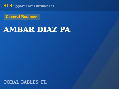 AMBAR DIAZ PA — General Business in CORAL GABLES, FL