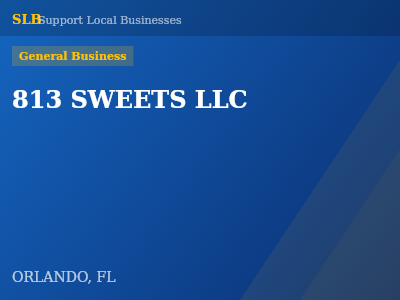 813 SWEETS LLC — General Business in ORLANDO, FL