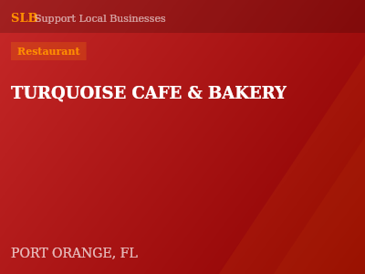 TURQUOISE CAFE & BAKERY — Restaurant in PORT ORANGE, FL