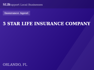 5 STAR LIFE INSURANCE COMPANY — Insurance Agent in ORLANDO, FL